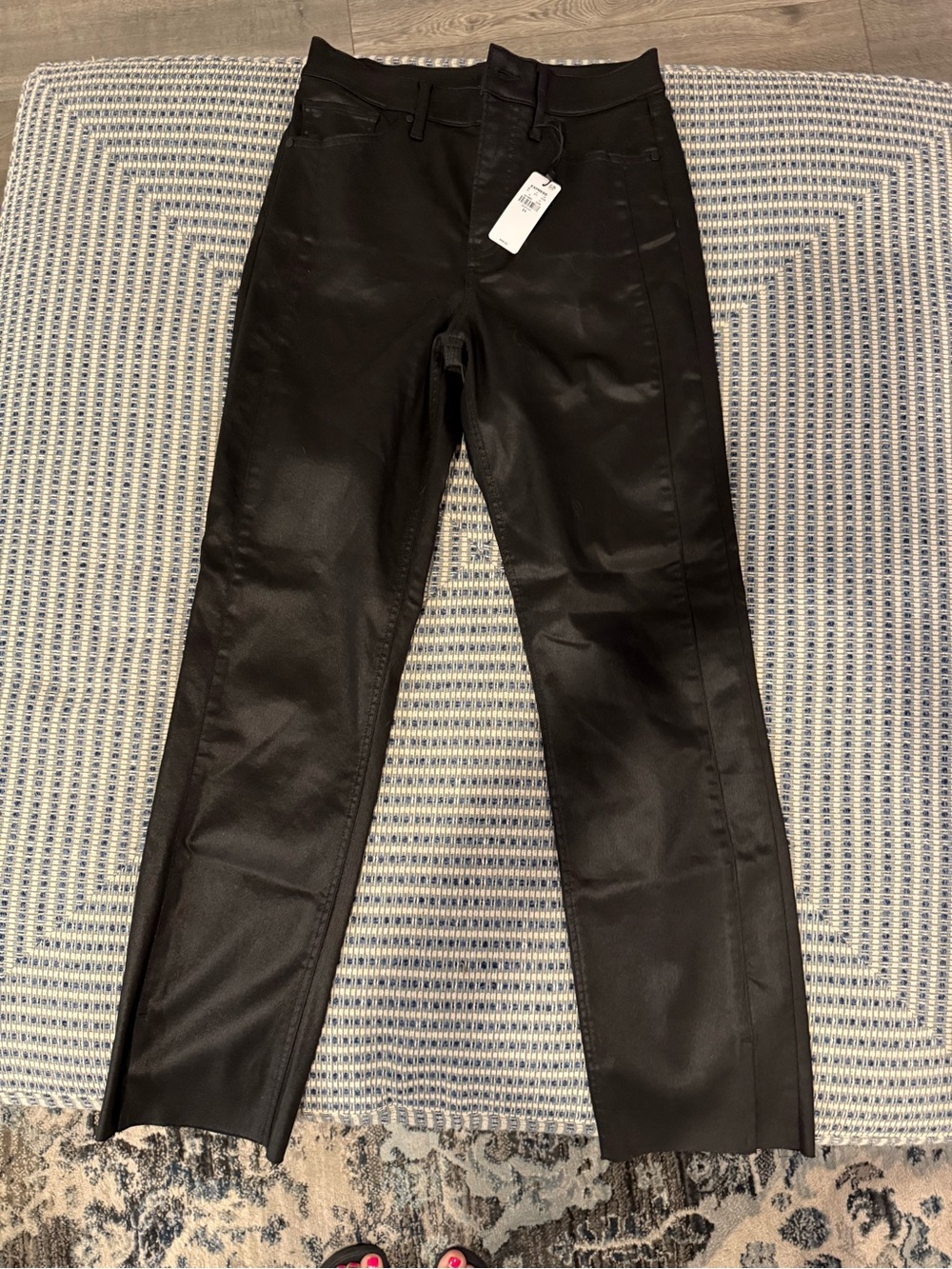 Express Black Straight Leg Jeans